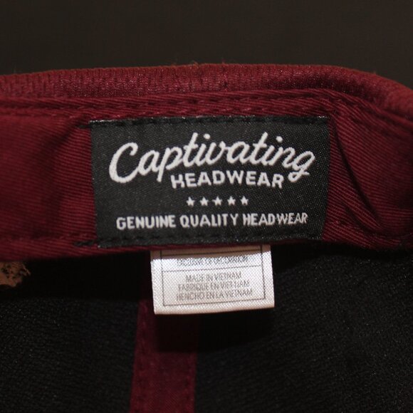 University of Minnesota Gophers Maroon/Gold Baseball Cap - Velcro Strap - Picture 4 of 6